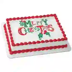 Dairy Queen merry christmas cake