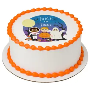 trick or treat halloween photo cake by dairy queen menu prices